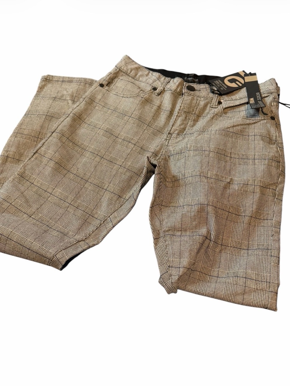 Men's Plaid Dress Pants - grey Check